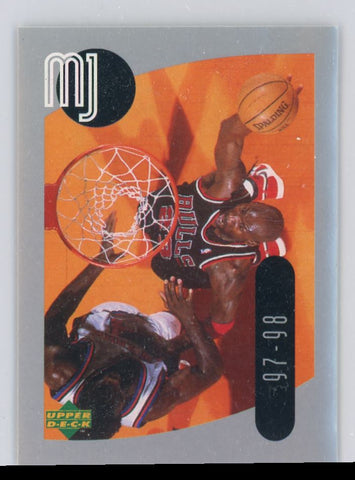 1998 Upper Deck Sticker Michael Jordan 50