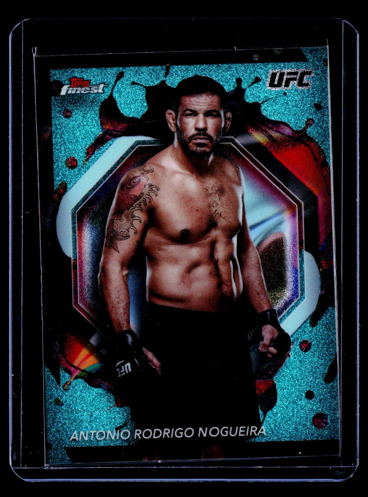 Antonio Rodrigo Nogueira Topps Finest UFC - Aqua Glitter Refractors 222 NM