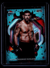 Antonio Rodrigo Nogueira Topps Finest UFC - Aqua Glitter Refractors 222 NM