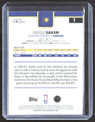 2025-26 Topps Chrome - RayWave Refractor Pascal Siakam 1 Basketball Indiana Pacers