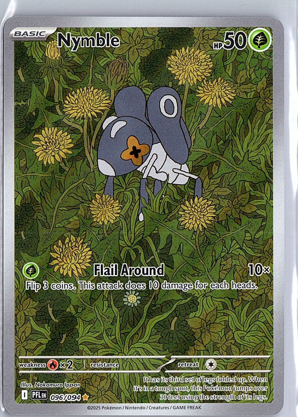 Nymble Illustration Rare ME02: Phantasmal Flames 096/094 NM
