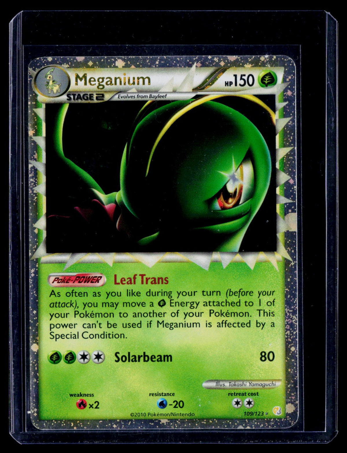 Meganium (Prime) Holo HeartGold SoulSilver 109/123 LP