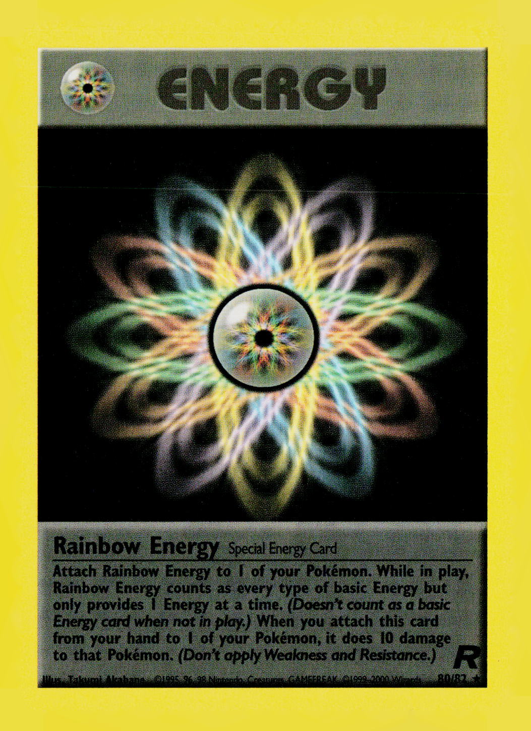 Rainbow Energy (80) Unlimited Team Rocket 80/82 NM