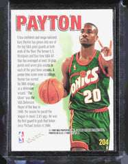 1997-98 SkyBox Z-Force Gary Payton 204 Basketball Seattle SuperSonics (Back)