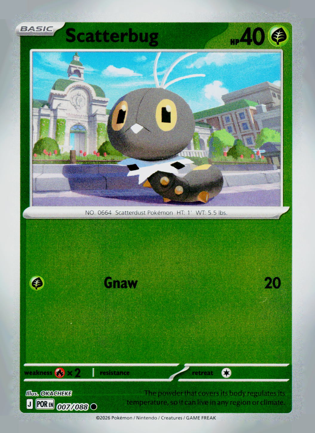 Scatterbug POR 007/088 Reverse Holo NM