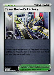 Team Rocket's Factory ASC 203/217 Reverse Holo NM