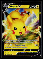 Pikachu V Holo SWSH04: Vivid Voltage 043/185 NM