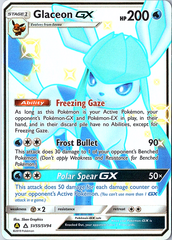 Glaceon GX Shiny Holo Rare Hidden Fates: Shiny Vault SV55/SV94 NM