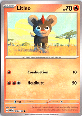 Litleo (Master Ball Pattern) Common SV: Prismatic Evolutions 015/131 NM