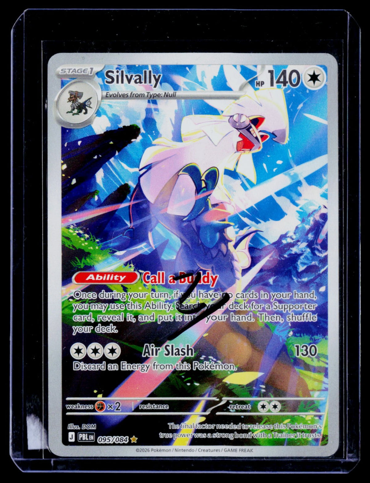 Silvally Holo ME05: Pitch Black 095/084 NM