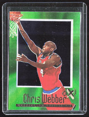 1996-97 E-X2000 Chris Webber 80 Basketball Washington Bullets
