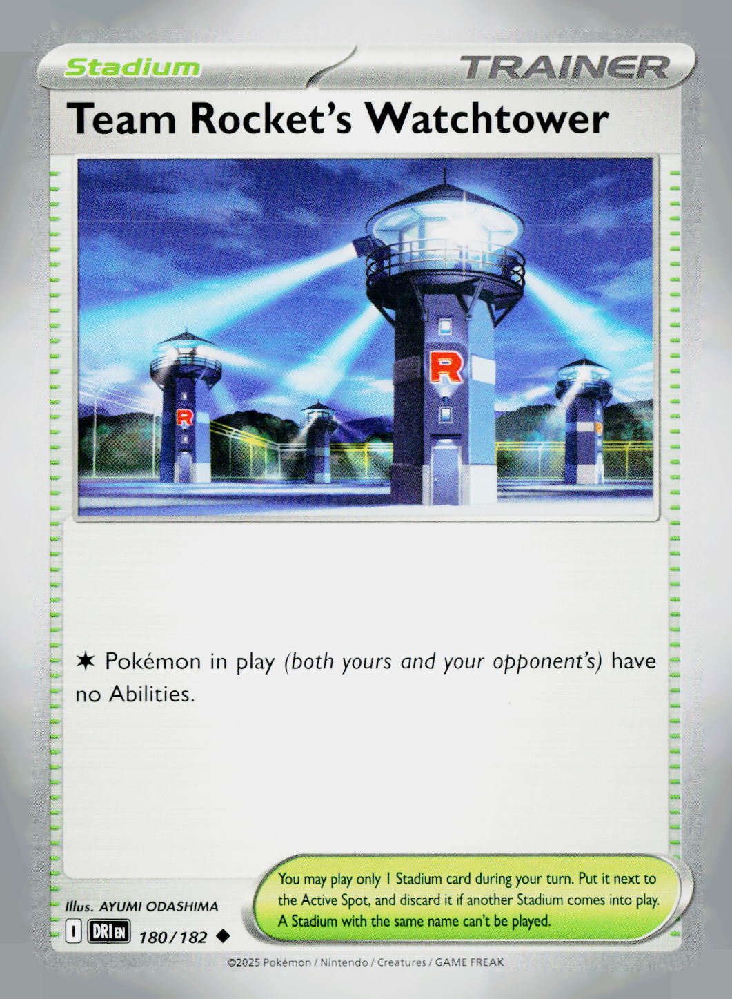 Team Rocket's Watchtower DRI 180/182 NM