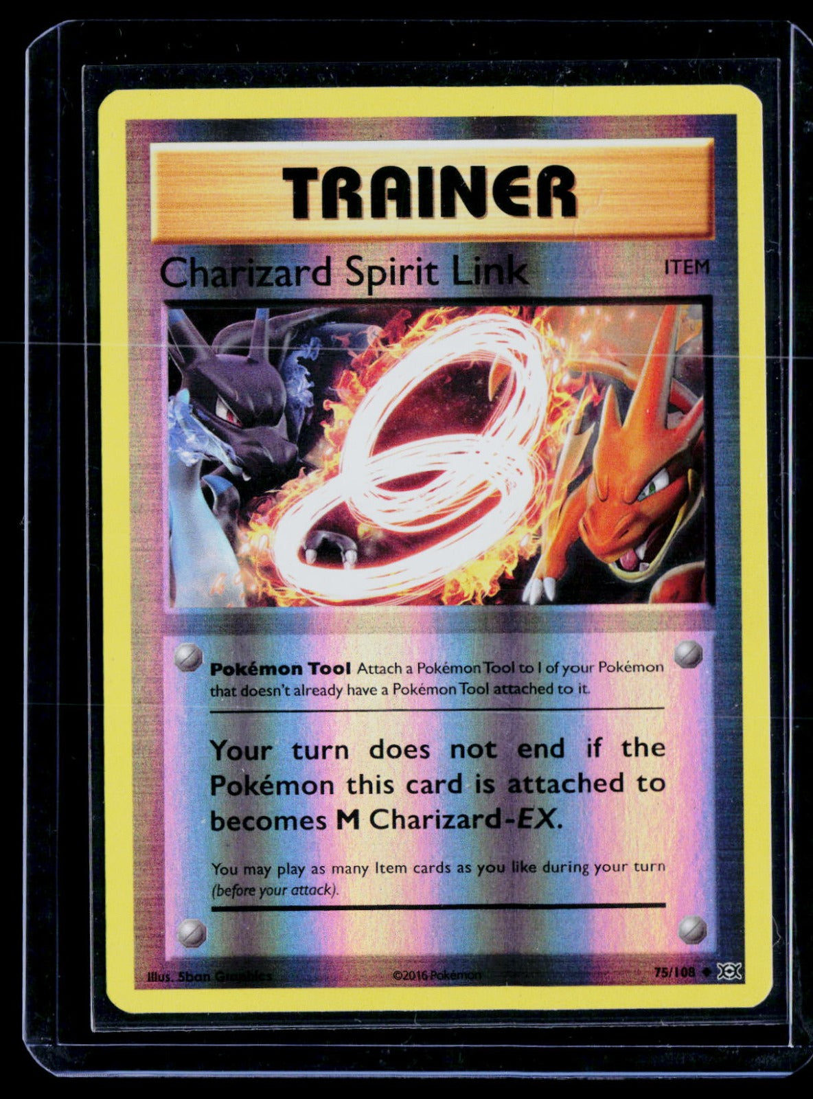 Charizard Spirit Link 75 EVO Reverse Holo NM