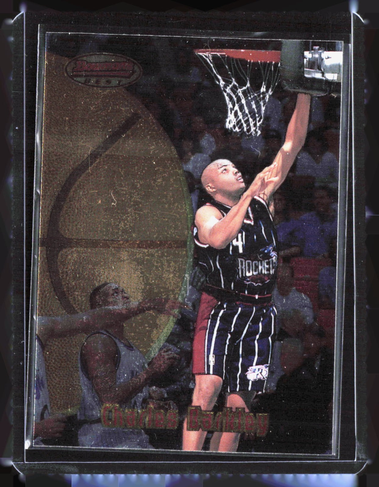 1997-98 Bowman's Best Charles Barkley 65 Basketball Houston Rockets