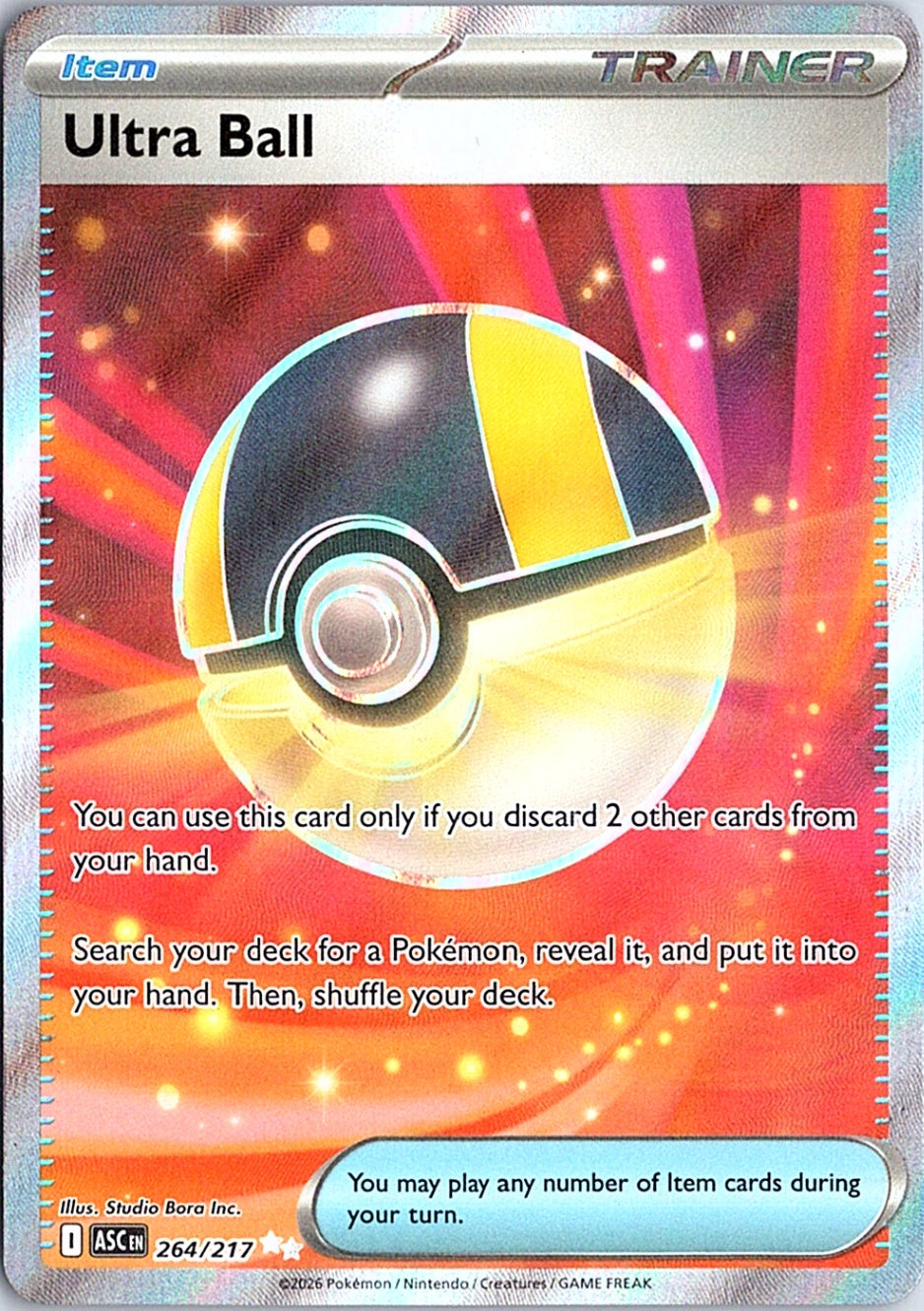 Ultra Ball Ultra Rare ME: Ascended Heroes 264/217 NM