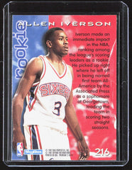 1996-97 SkyBox Premium Allen Iverson 216 Basketball Philadelphia 76ers