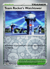 Team Rocket's Watchtower DRI 180/182 Reverse Holo NM