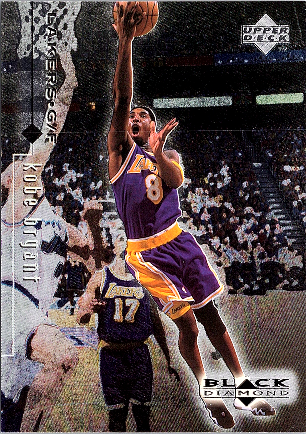 1998-99 Upper Deck Black Diamond Kobe Bryant 46 Basketball Los Angeles Lakers