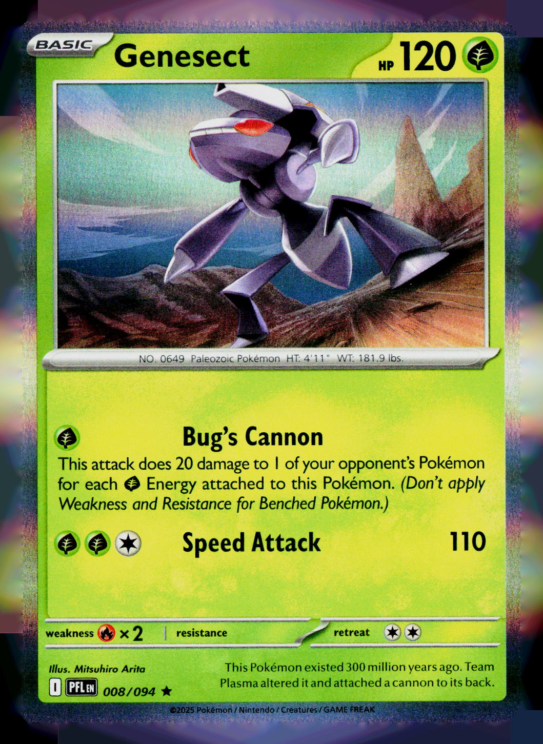 Genesect PFL 008/094 Holo NM
