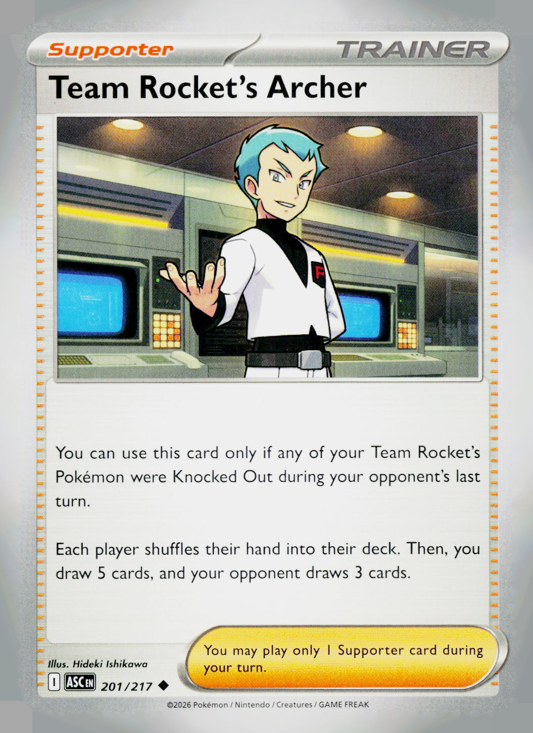 Team Rocket's Archer ASC 201/217 NM