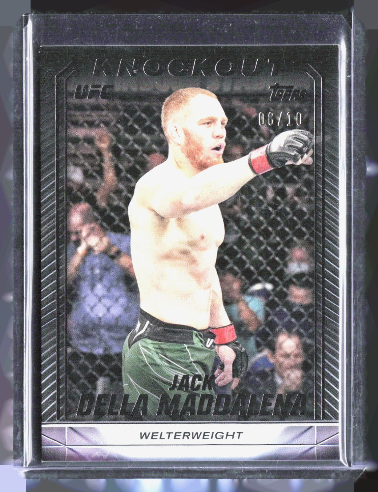 2024 Topps Knockout UFC - Black Jack Della Maddalena 6 /10 UFC