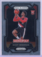 2023 Panini Prizm Monopoly Scoot Henderson 75