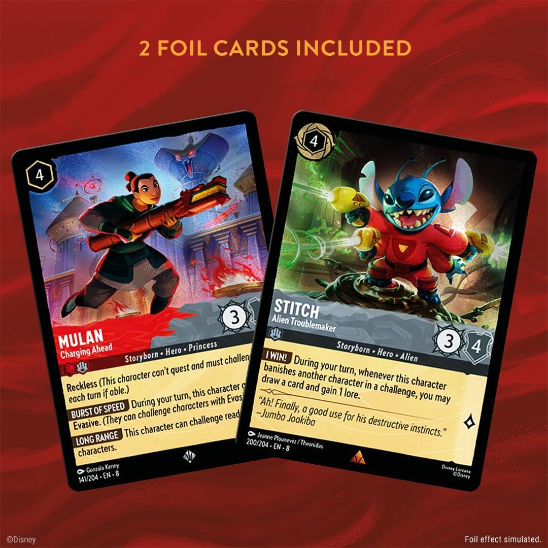 Disney Lorcana TCG: Reign of Jafar Ruby & Steel Starter Deck