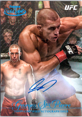 Georges St-Pierre Topps Gold Label UFC - Gold Label Autographs Blue GLA-GSP NM