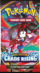 Pokemon TCG Mega Evolution Chaos Rising Booster Pack