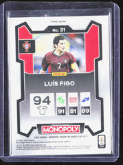 2026 Panini Prizm Monopoly FIFA World Cup - Red Prizms Luis Figo 31