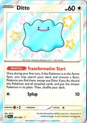 Ditto Shiny Rare SV: Paldean Fates 201/091 NM