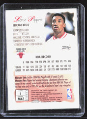 1996-97 Finest Scottie Pippen 1 Basketball Chicago Bulls (Back)