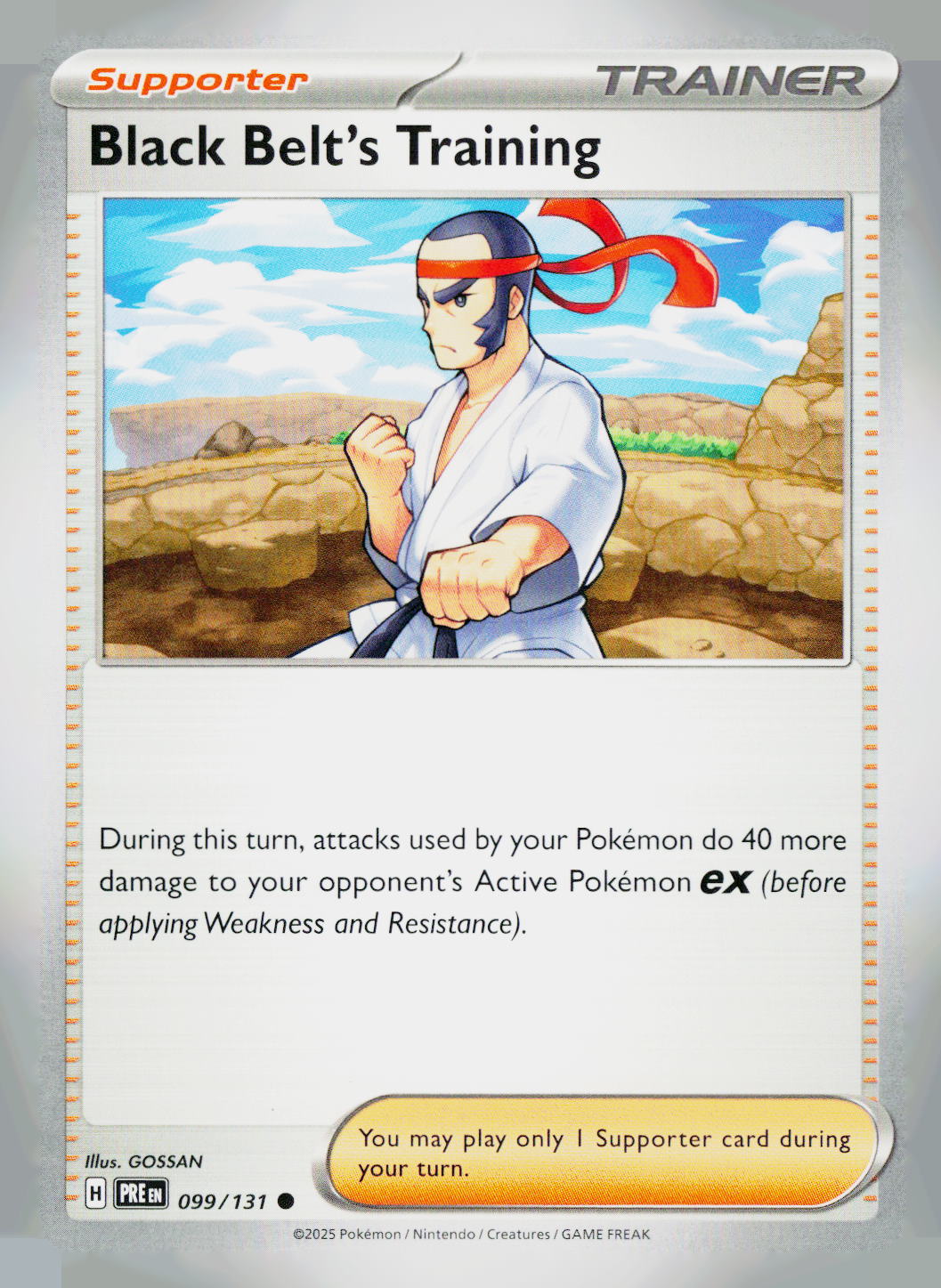 Black Belt's Training PRE 099/131 NM