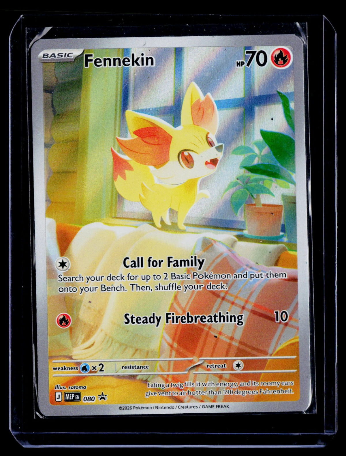 Fennekin Holo ME: Mega Evolution Promo 080 NM