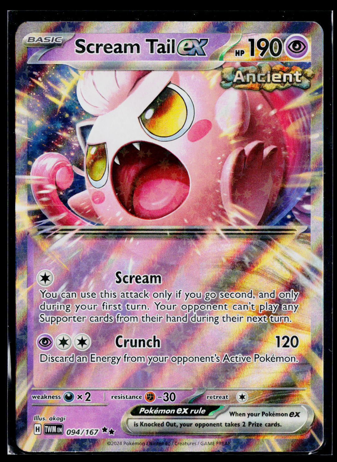 Scream Tail ex TWM 094/167 Holo NM