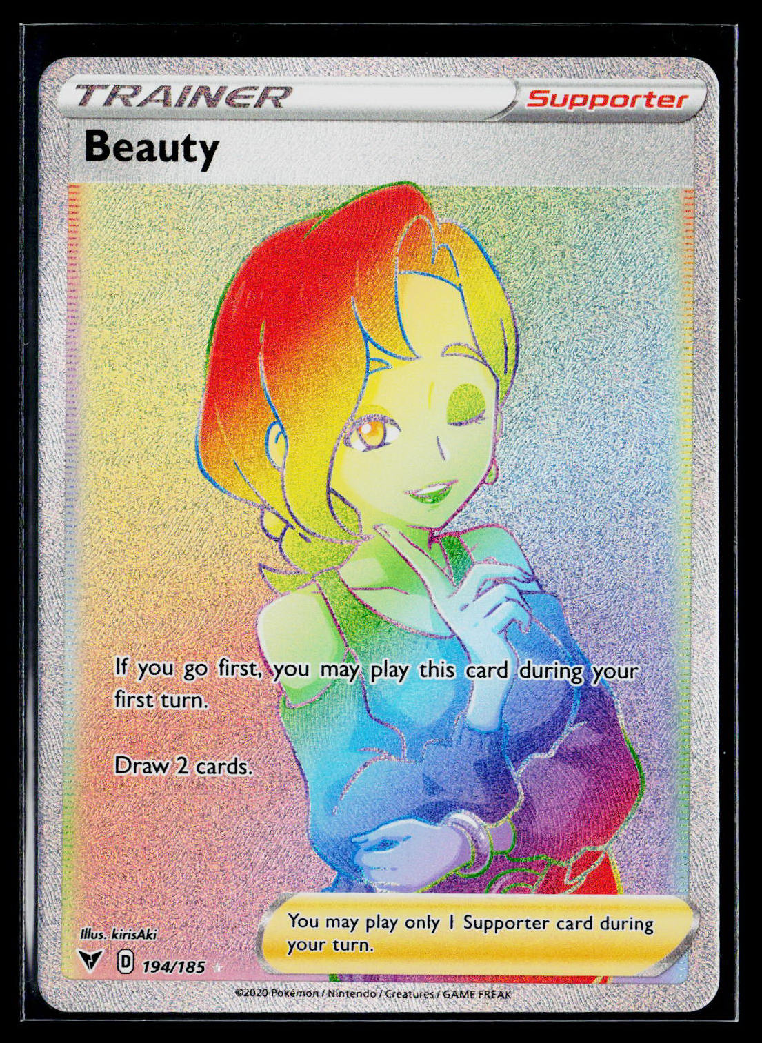 Beauty (Secret) Holo SWSH04: Vivid Voltage 194/185 NM