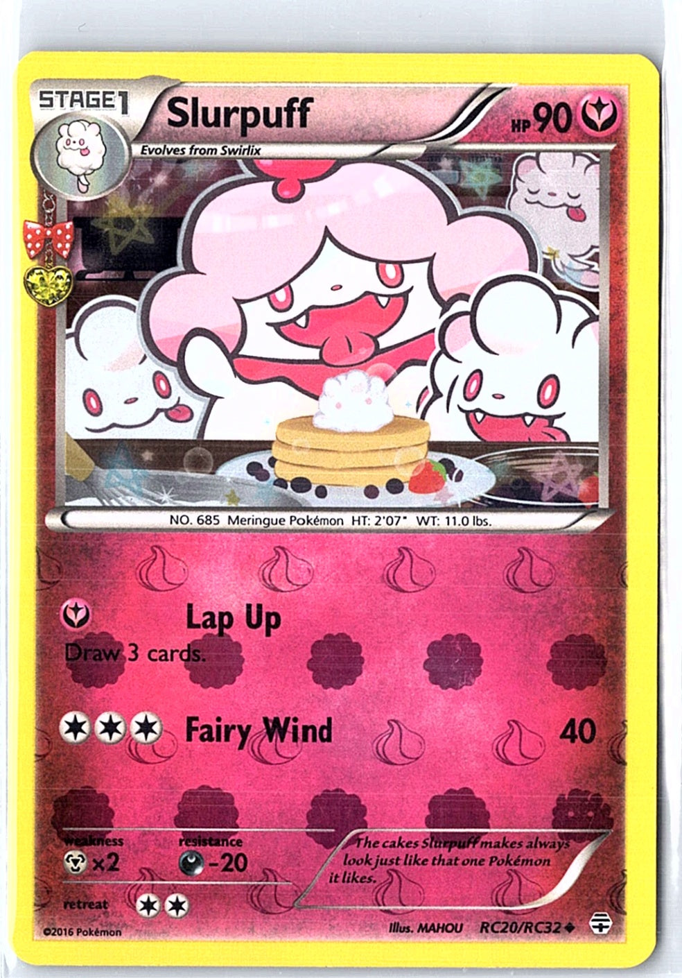 Slurpuff Uncommon Generations: Radiant Collection RC20/RC32 NM