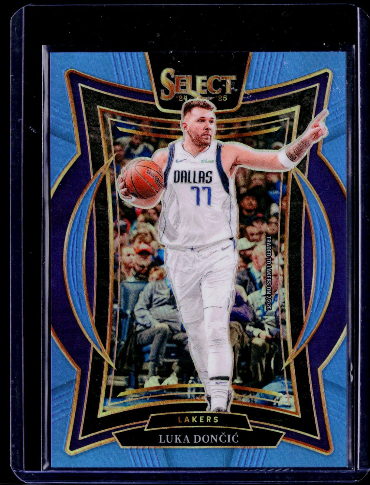 Luka Doncic Panini Select - Light Blue Prizm 56 NM