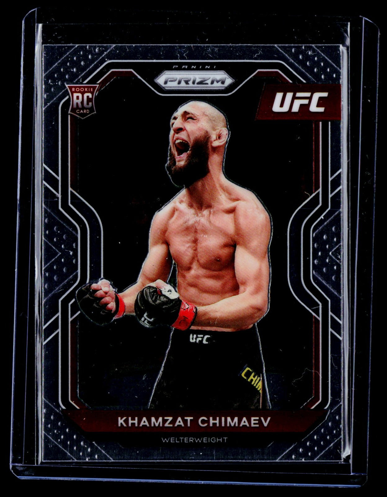 Khamzat Chimaev Panini Prizm UFC 7 NM