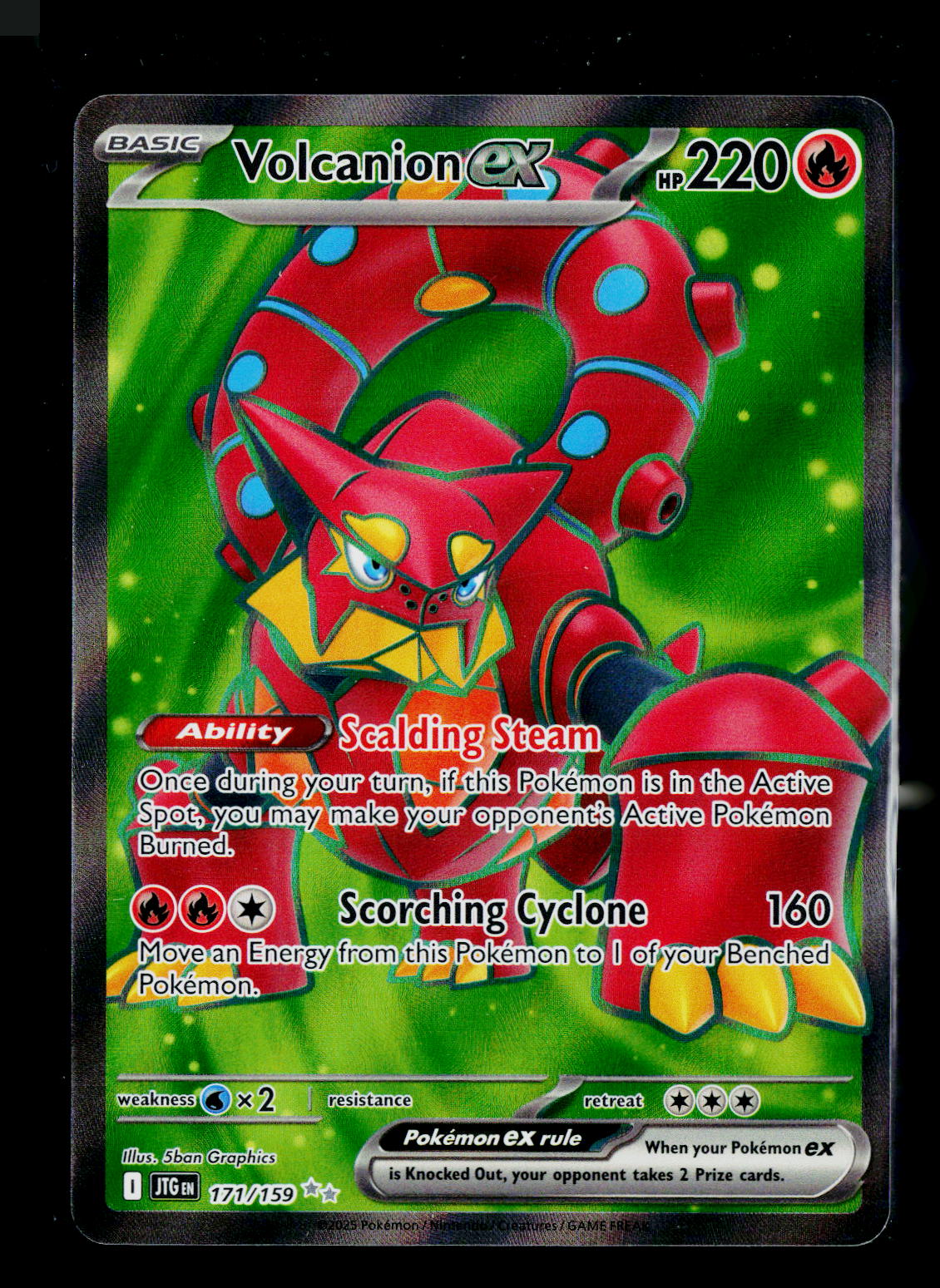 Volcanion ex JTG 171/159 Holo NM
