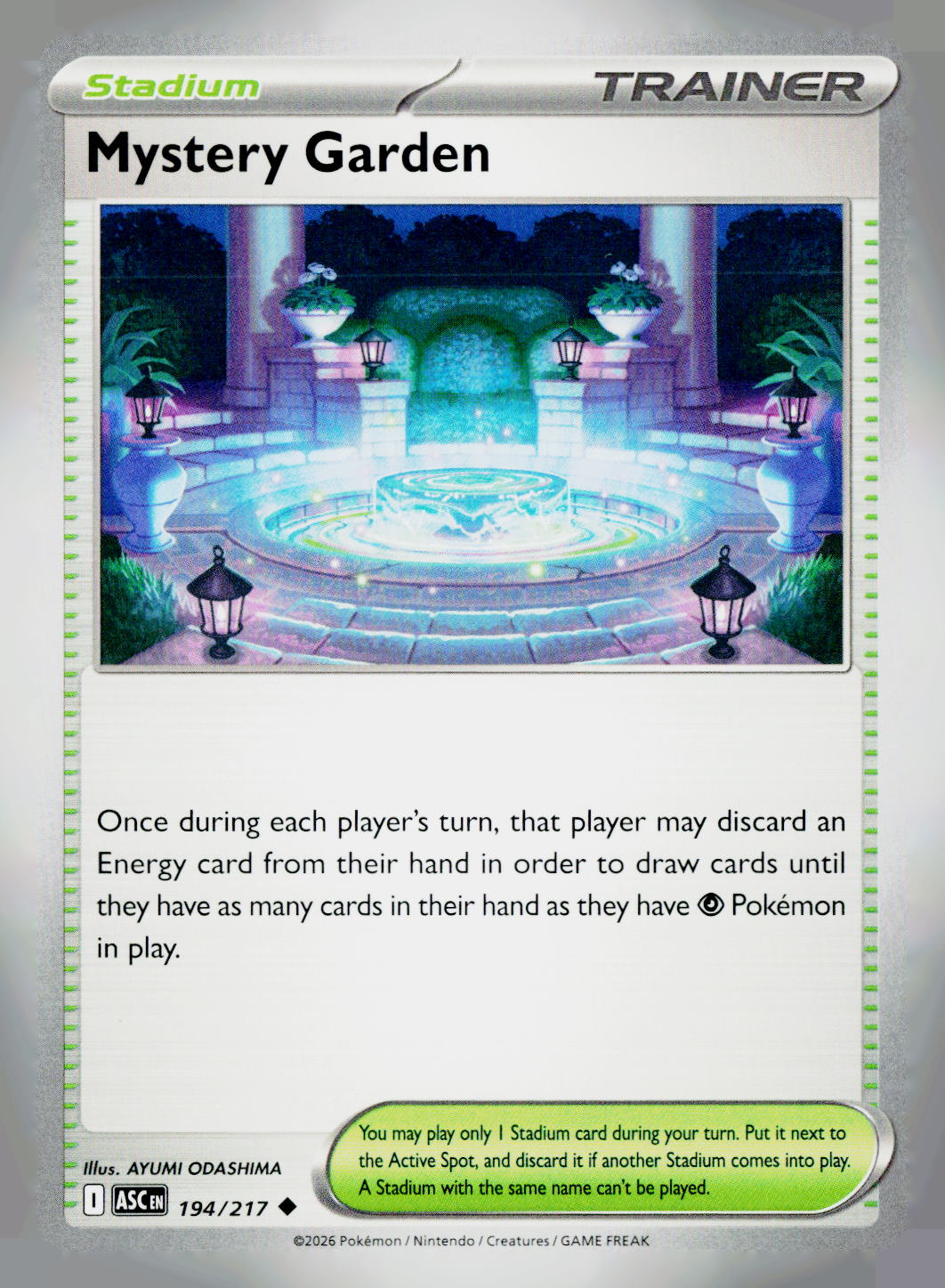Mystery Garden ASC 194/217 NM