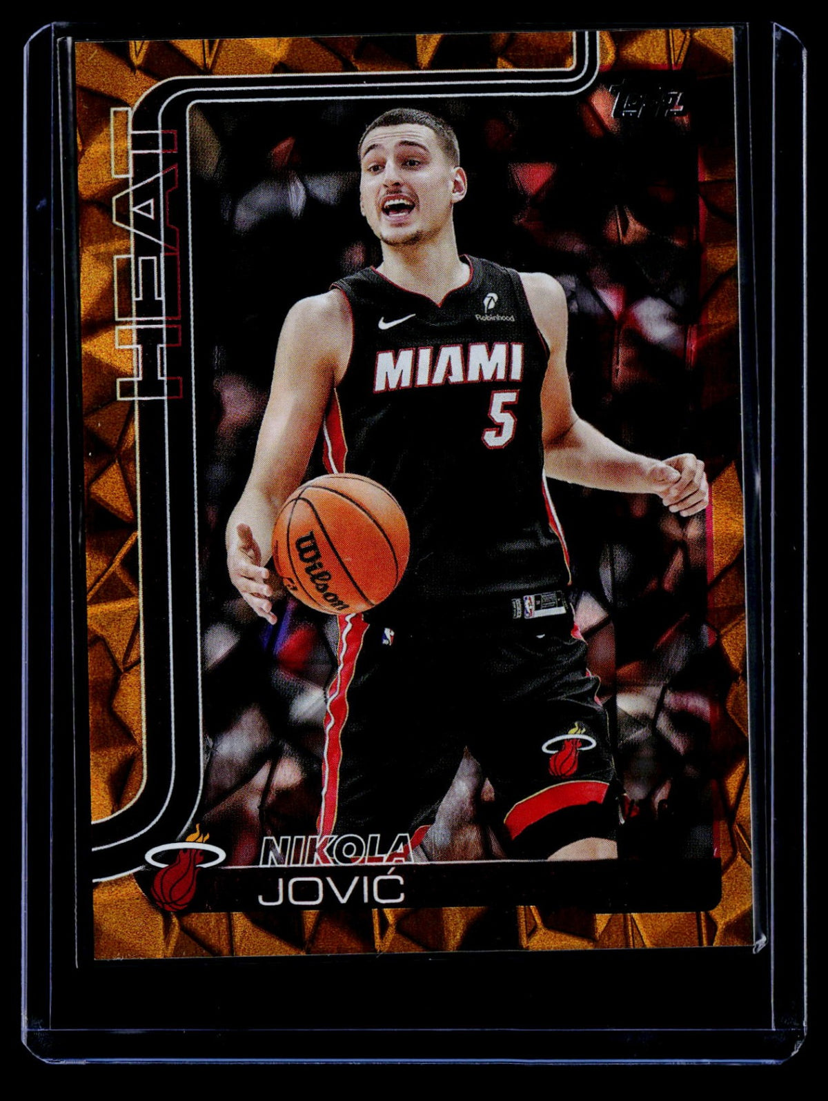 Nikola Jović Topps - Crackleboard Gold 76 NM