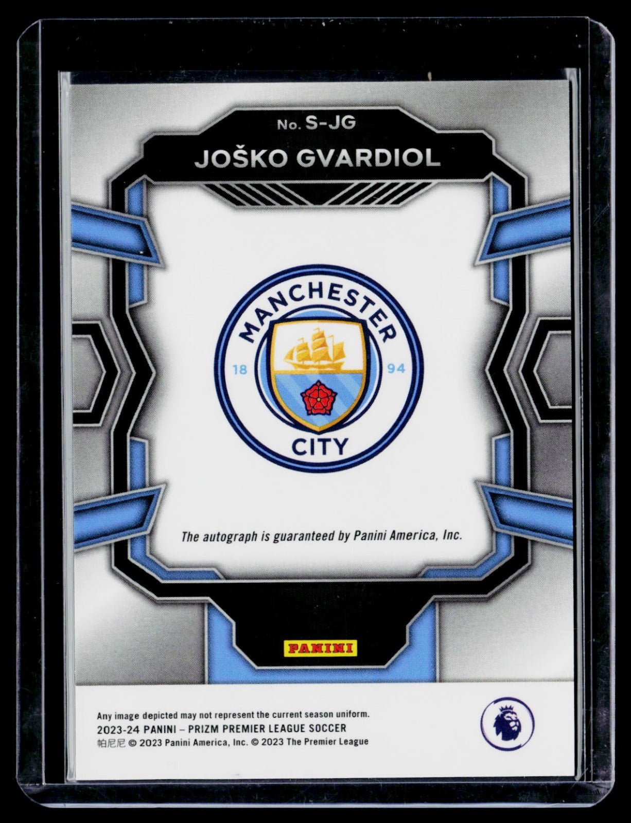 Josko Gvardiol Panini Prizm Premier League - Signatures Choice S-JG NM