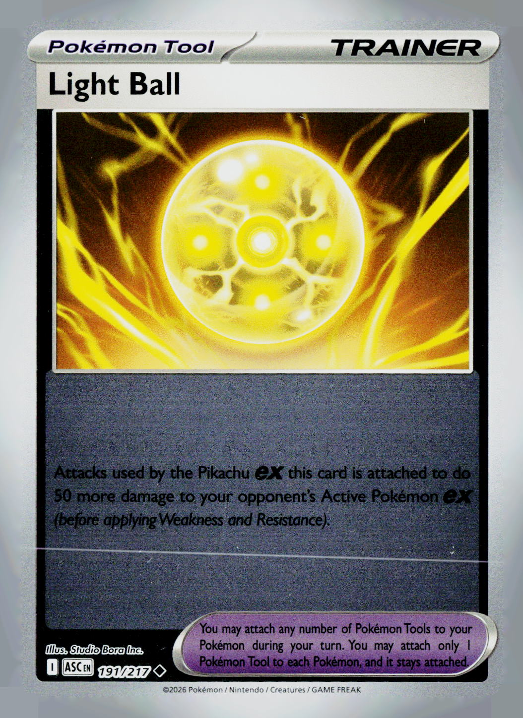 Light Ball ASC 191/217 Reverse Holo NM