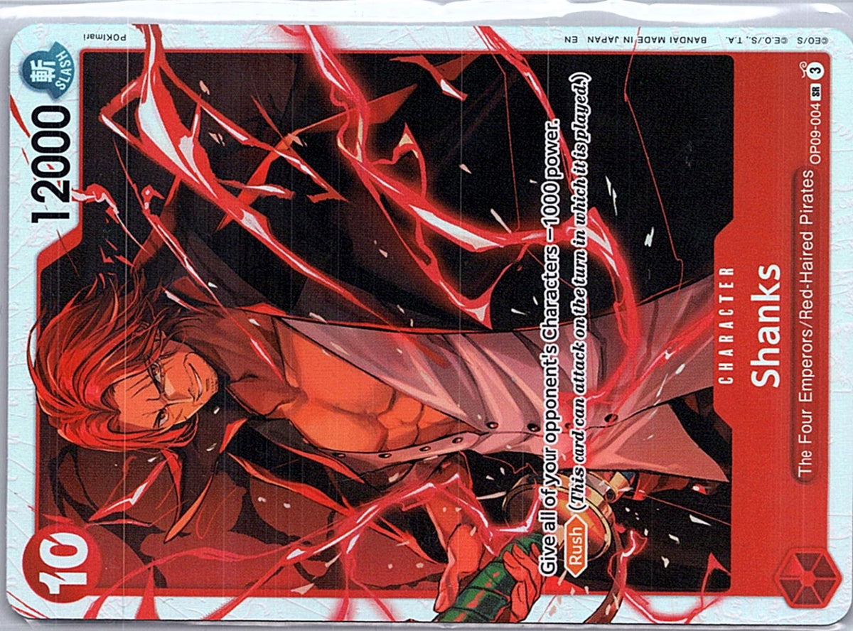 Shanks - OP09-004 - Super Rare - Emperors In The New World - NM/M