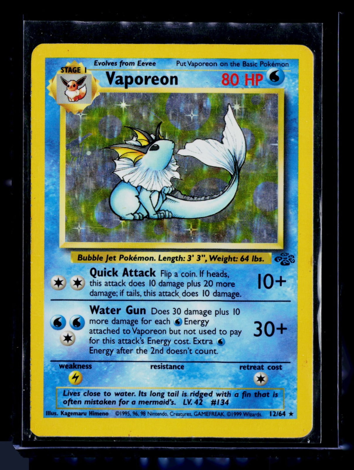 Vaporeon (12) Unlimited Jungle 12/64 MP