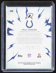 2025 Topps Resurgence - Gold Power Surge Refractor Riley Leonard 138 /50