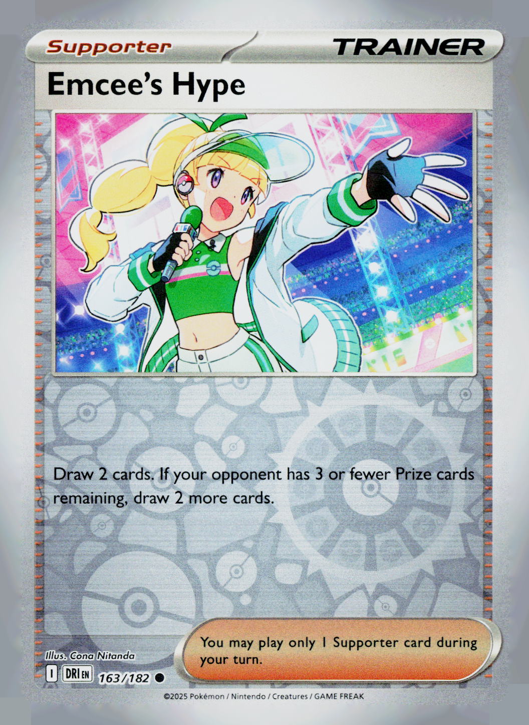 Emcee's Hype DRI 163/182 Reverse Holo NM