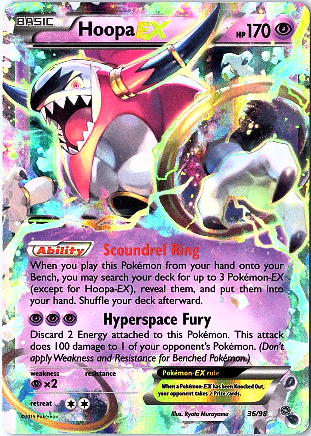 Hoopa EX Ultra Rare XY - Ancient Origins 36/98 NM