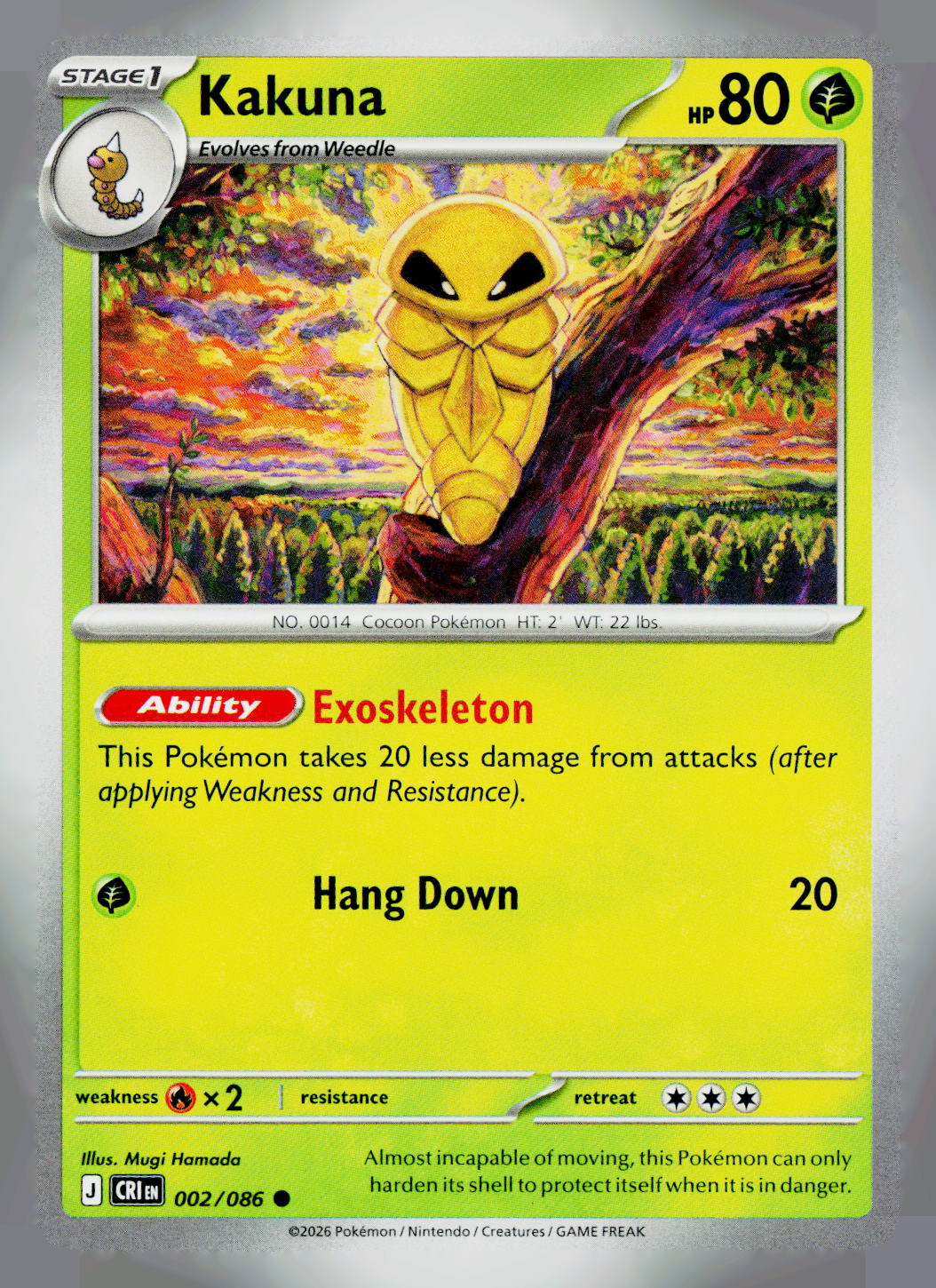 Kakuna CRI 002/086 NM